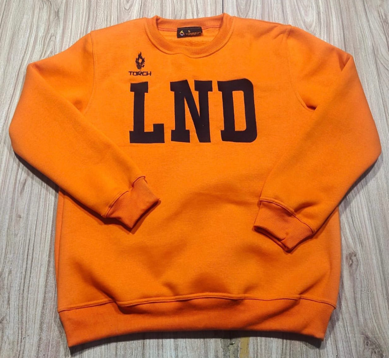 LND Sweatshirt (orange w/ black embroidery)
