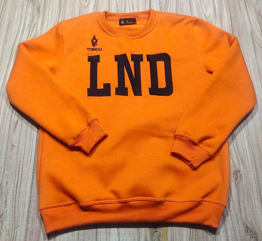 LND Sweatshirt (orange w/ black embroidery)